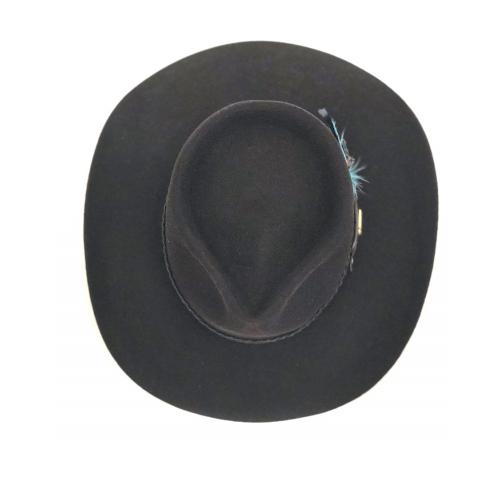 immagine che rappresenta il cappello akubra snowy river nero